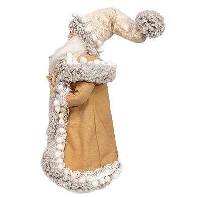 Kurt Adler Kringles Standing Gingerbread Santa Table Decor