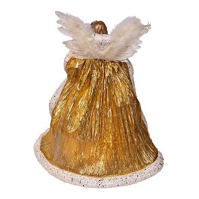 Kurt Adler 16-Inch 10-Light Celestial Angel Christmas Tree Topper