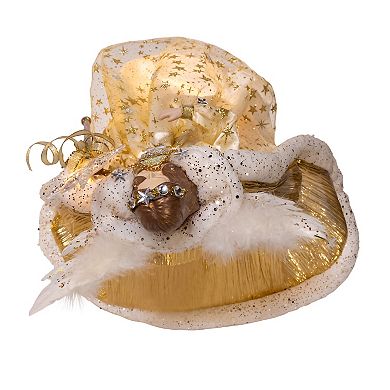 Kurt Adler 16-Inch 10-Light Celestial Angel Christmas Tree Topper