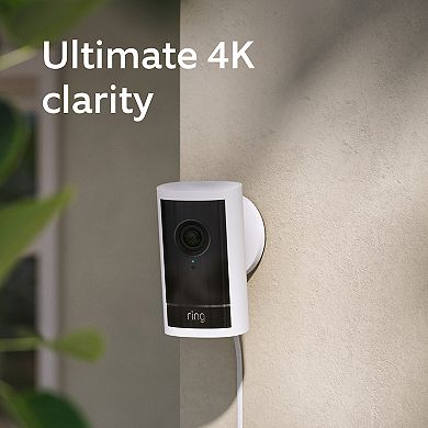 Ring 4K Wide-Angle Outdoor Pro Plug-In Camera
