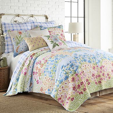 Levtex Home Blooming Hillside Floral Quilt Set