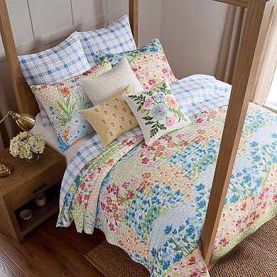 Levtex Home Blooming Hillside Floral Quilt Set