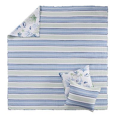 Levtex Home Harbor Bay Euro Sham Quilt Set