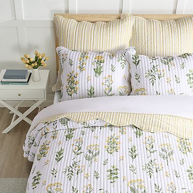 Levtex Home Daffodil Floral Quilt Set