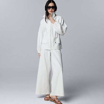 Women's Simply Vera Vera Wang Cinched Waist Utility Jacket