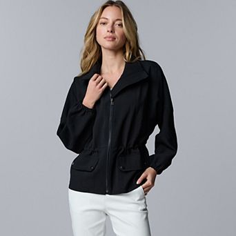 Women's Simply Vera Vera Wang Cinched Waist Utility Jacket