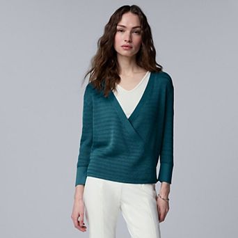 Women's Simply Vera Vera Wang 4 Way Pattern Stitch Cardigan