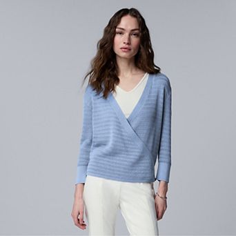 Women's Simply Vera Vera Wang 4 Way Pattern Stitch Cardigan