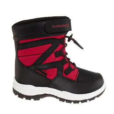 Avalanche Kids Insulated Lace-Up Snow Boots