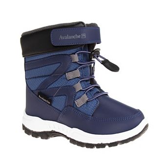Avalanche Kids Insulated Lace-Up Snow Boots