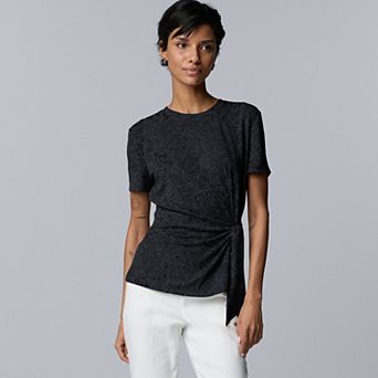 Women's Simply Vera Vera Wang Side Tie T-Shirt
