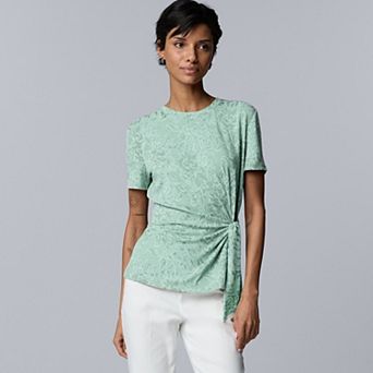Women's Simply Vera Vera Wang Side Tie T-Shirt