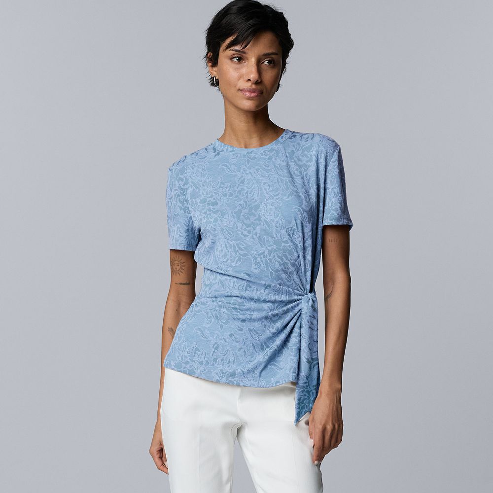Women's Simply Vera Vera Wang Side Tie T-Shirt