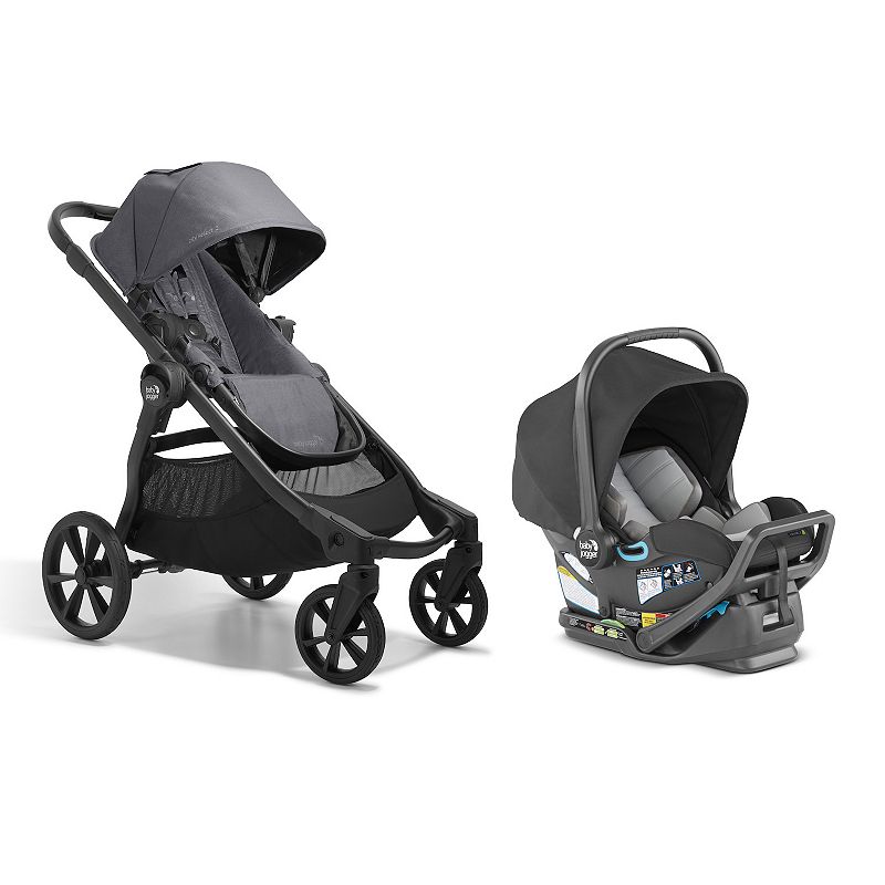 Baby Jogger® City Select® 2 Double Travel System Infant Essentials Bundle, Radiant Grey