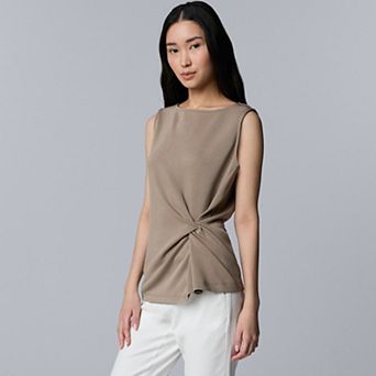 Women's Simply Vera Vera Wang Sleeveless Twist Top