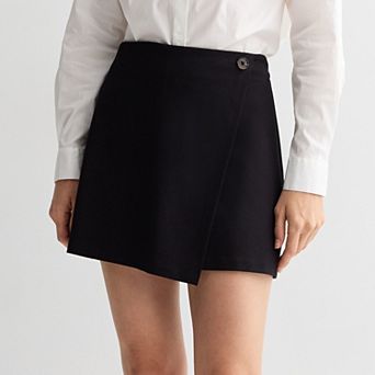 Women's Nine West Ponte Wrap Skort