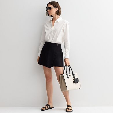 Women's Nine West Ponte Wrap Skort