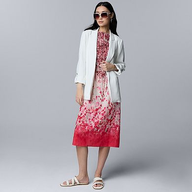 Women's Simply Vera Vera Wang Pleated Midi Dress