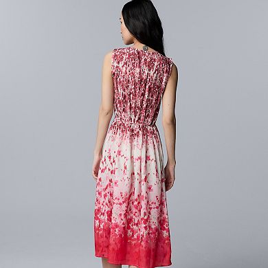Women's Simply Vera Vera Wang Pleated Midi Dress