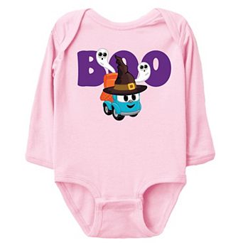 Leo the Truck Boo Wizard Hat - Baby Long Sleeve Bodysuit