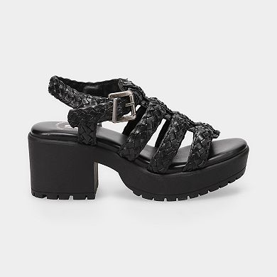 SO Ellda Fisherman Women's Woven Platform Sandals