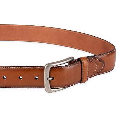 Men's Levi's® Genuine Leather Belt with Rivet Tab Detail