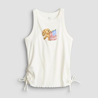 Girls 6-20 SO® Cinch Side Tank Top in Regular & Plus Size