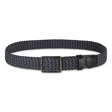 Men's FLX Stretch Comfort Braided Belt With Center-Bar Buckle