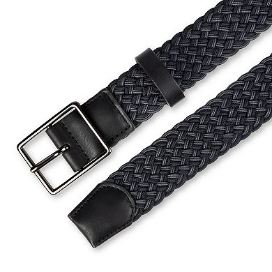 Men's FLX Stretch Comfort Braided Belt With Center-Bar Buckle