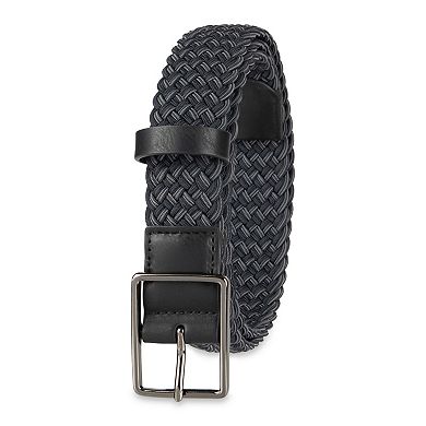 Men's FLX Stretch Comfort Braided Belt With Center-Bar Buckle