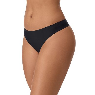 Juniors' SO® Smooth Thong 3-pk. Underwear Set