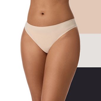 Juniors' SO® Smooth Thong 3 pk Underwear Set
