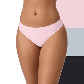 Juniors' SO® Smooth Thong 3 pk Underwear Set