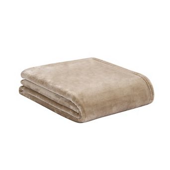 The Sheet Lab Solid Color Plush Throw Blanket