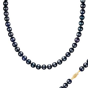 Splendid Pearls 14k Gold Freshwater Cultured Pearl Necklace