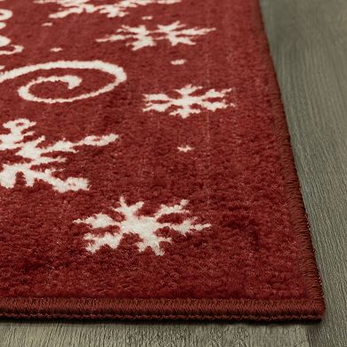 St. Nicholas Square® Let It Snow Throw or Runner Rug