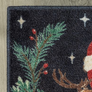St. Nicholas Square® Santa & Friends Throw or Runner Rug