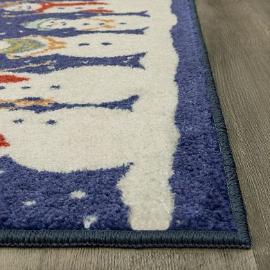 St. Nicholas Square® Snowman Non-Slip Rug