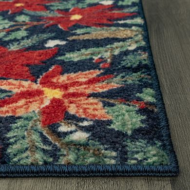 St. Nicholas Square® Floral Design Throw or Runner Rug