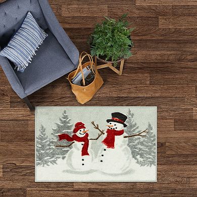 St. Nicholas Square® Snowman Holiday Throw or Runner Rug