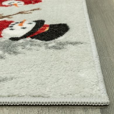 St. Nicholas Square® Snowman Holiday Throw or Runner Rug