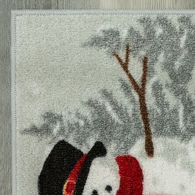 St. Nicholas Square® Snowman Holiday Throw or Runner Rug