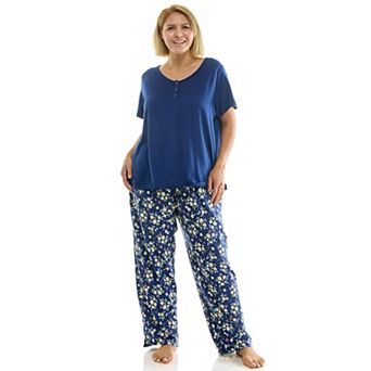 Plus Size Croft & Barrow® Pajama Top & Pajama Bottoms Set