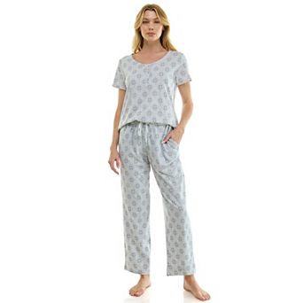 Women's Croft & Barrow® Pajama Top & Pajama Bottoms Set