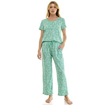 Petite Croft & Barrow® Cozy Luxe Pajama Top & Pajama Bottoms
