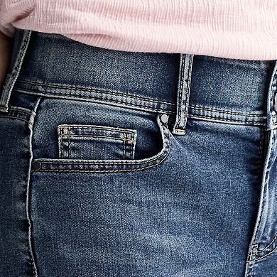 Women's Apt. 9® Tummy Control Capri Denim Pants