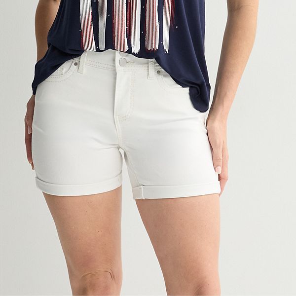 apt 9 dress shorts Women's Apt. 9 Pull-On Faux Front Tie Shorts