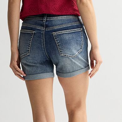 Women's Apt. 9® Thick Stitch Midi Shorts