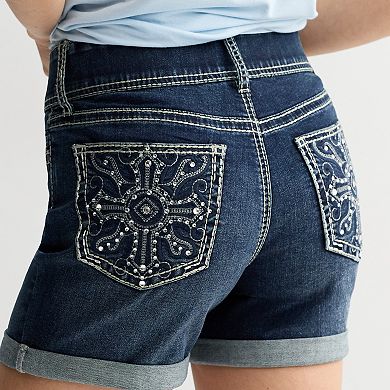 Women's Apt. 9® Decorative Pocket Thick Stitch Midi Shorts