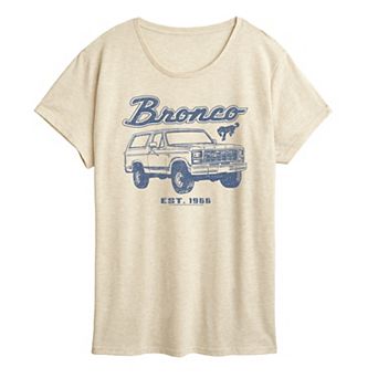 Women's Ford Bronco Est. 1966 Sketch Graphic Tee